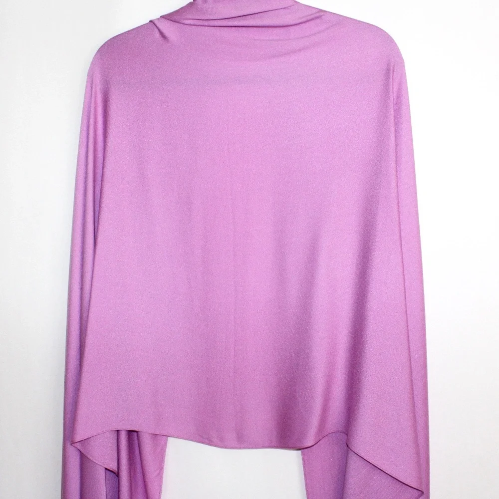 Talbots Tassel Fringe Scarf in Orchid